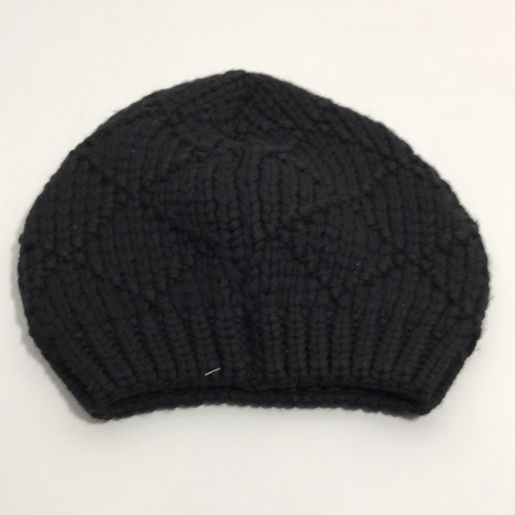 Canada goose black Bird's Eye Knit Wool Beanie - Picture 2 of 5